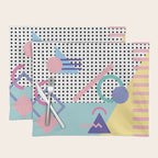 Memphis Pattern 5 - 80s - 90s - Retro Placemat Gallery Image 1