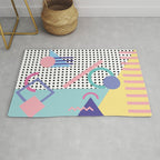 Memphis Pattern 5 - 80s - 90s - Retro Rug Gallery Image 1