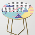 Memphis Pattern 5 - 80s - 90s - Retro Side Table Gallery Image 2