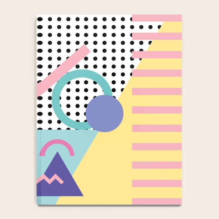 Memphis Pattern 5 - 80s - 90s - Retro Notebook Gallery Image 4