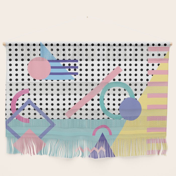 Memphis Pattern 5 - 80s - 90s - Retro Wall Hanging Gallery Image 1