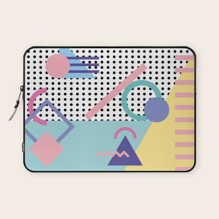 Memphis Pattern 5 - 80s - 90s - Retro Laptop Sleeve