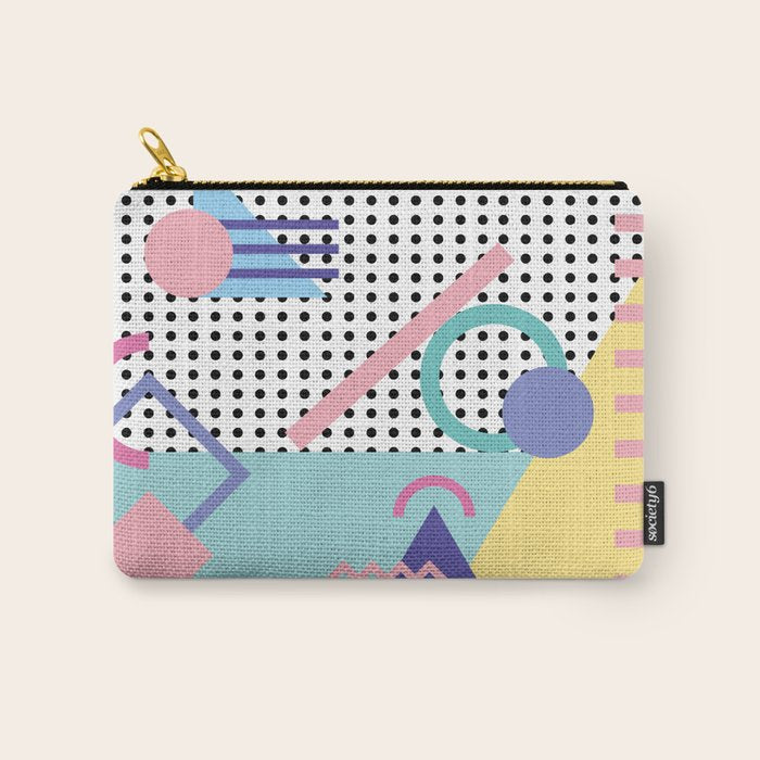 Memphis Pattern 5 - 80s - 90s - Retro Carry All Pouch Gallery Image 1