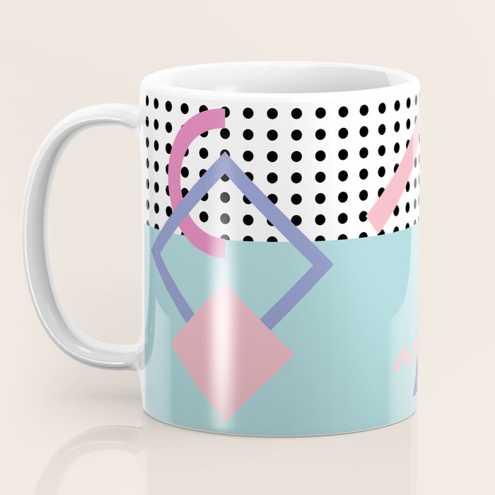 Memphis Pattern 5 - 80s - 90s - Retro Coffee Mug Gallery Image 3
