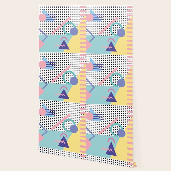 Memphis Pattern 5 - 80s - 90s - Retro Wallpaper Gallery Image 2