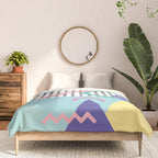 Memphis Pattern 5 - 80s - 90s - Retro Comforter Gallery Image 3