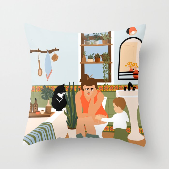 Personal boundaries Throw Pillow Gallery Image 1