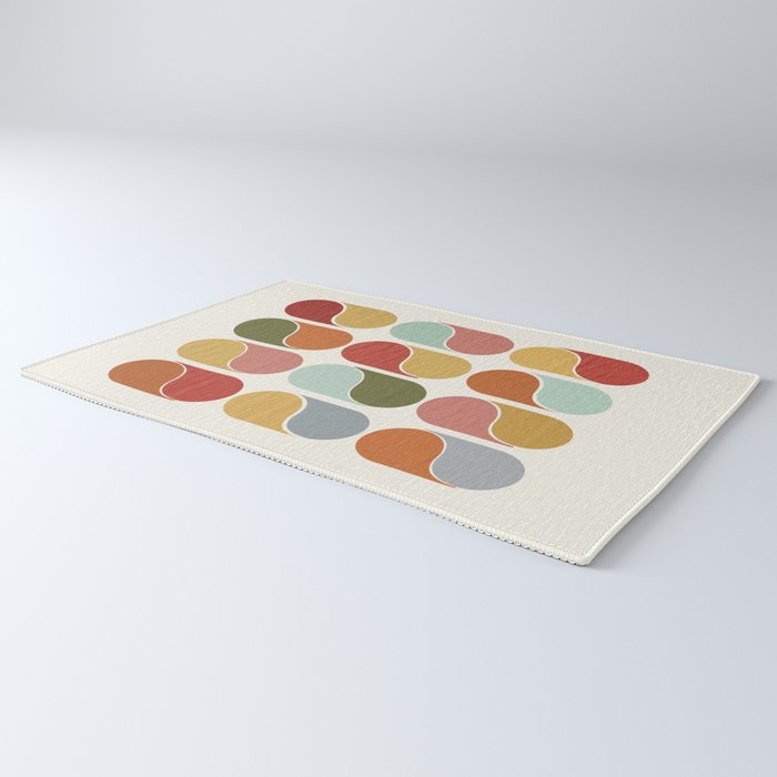 Colorful modern abstract Rug Gallery Image 3