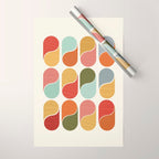 Colorful modern abstract Wrapping Paper Gallery Image 1