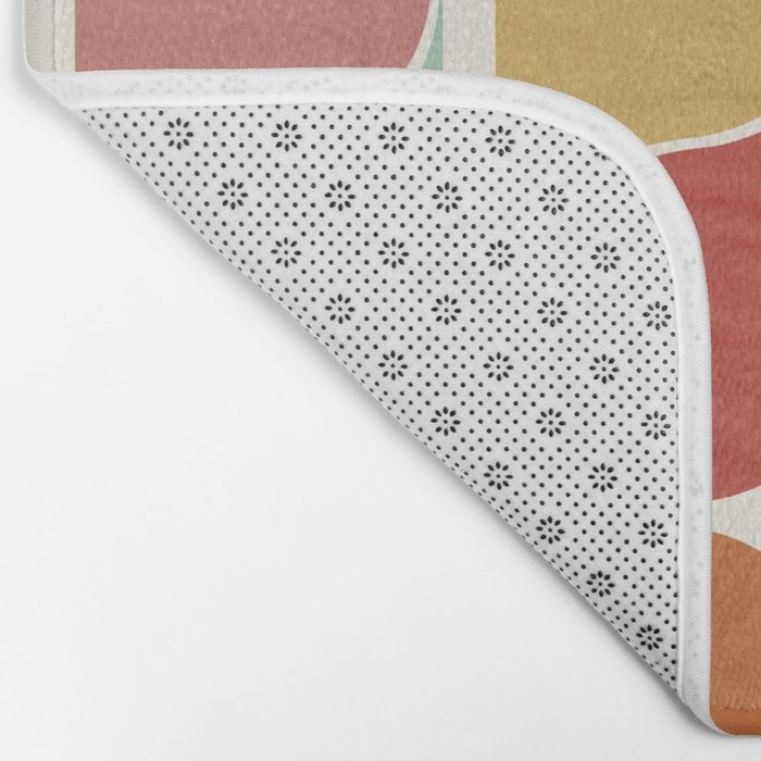 Colorful modern abstract Bath Mat Gallery Image 2