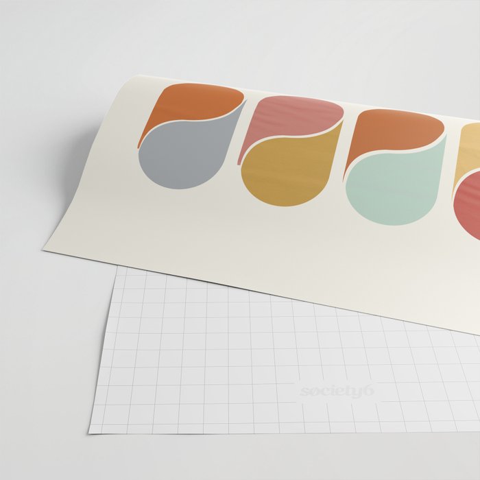 Colorful modern abstract Wrapping Paper Gallery Image 2