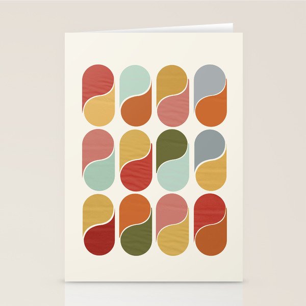 Colorful modern abstract Stationery Card Gallery Image 1