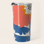 Happy Red Floral Travel Mug Gallery Image 3