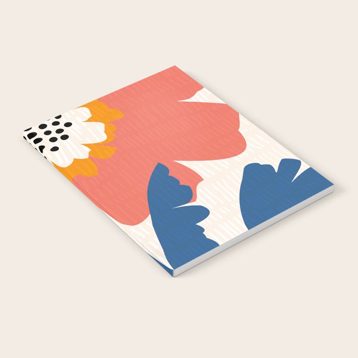 Happy Red Floral Notebook Gallery Image 2