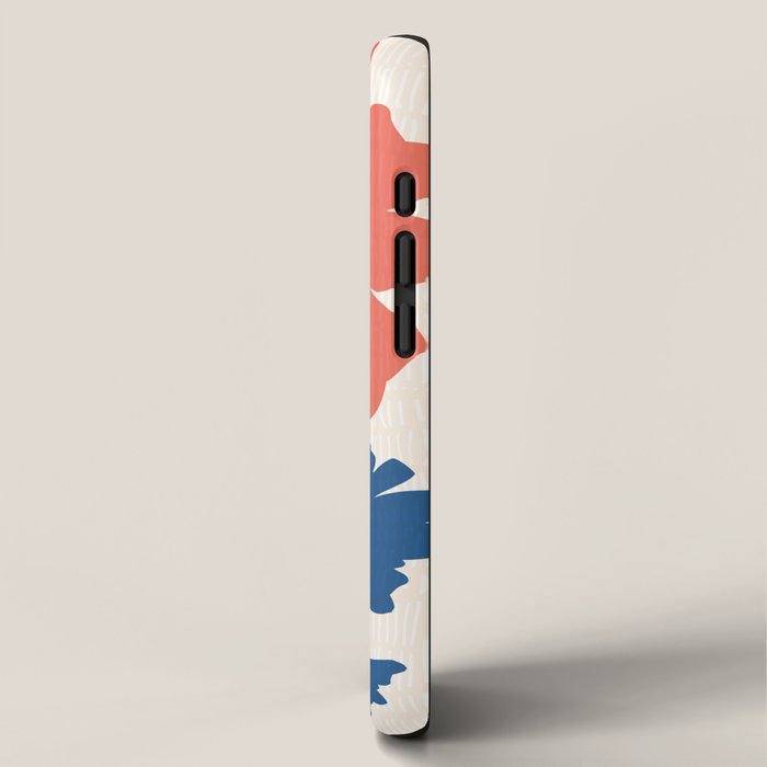 Happy Red Floral iPhone Case Gallery Image 2