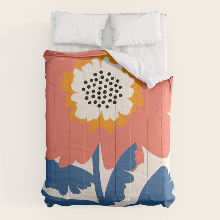 Happy Red Floral Comforter Gallery Image 1