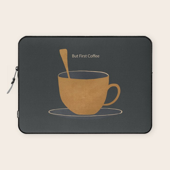 But First Coffee Laptop Sleeve Gallery Image 1