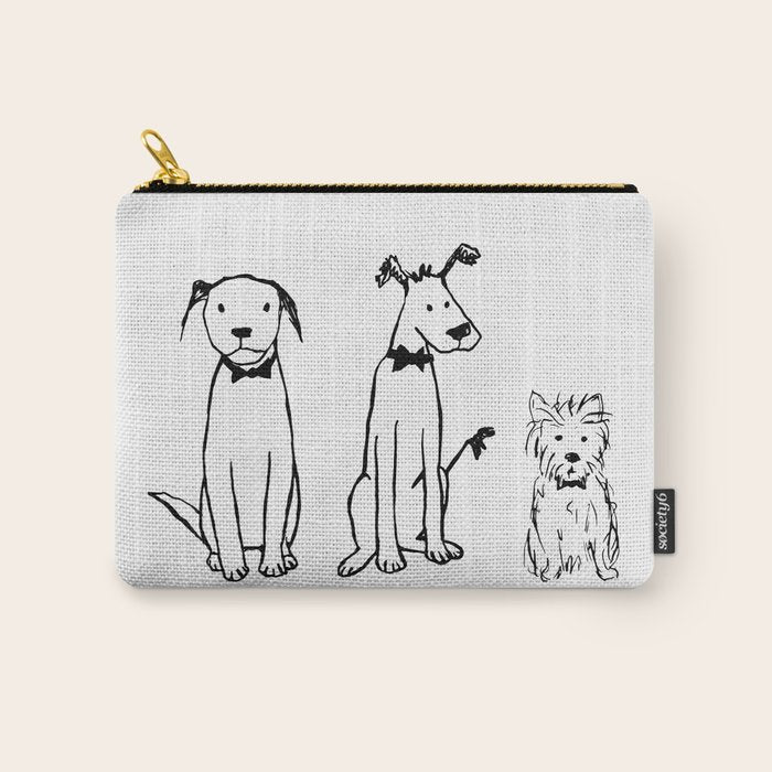 Three Dogs Carry All Pouch
