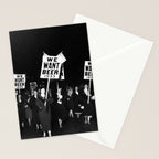 We Want Beer Too! Women Protesting Against Prohibition black and white photography - photographs Stationery Card Gallery Image 2
