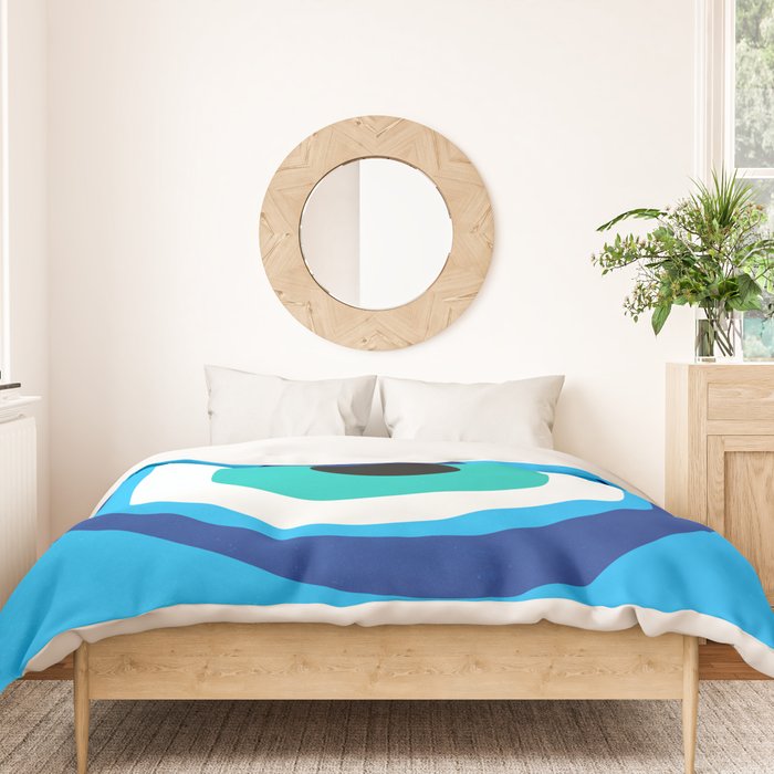 Mykonos: Vintage Travel Colour Series 03 Duvet Cover Gallery Image 3