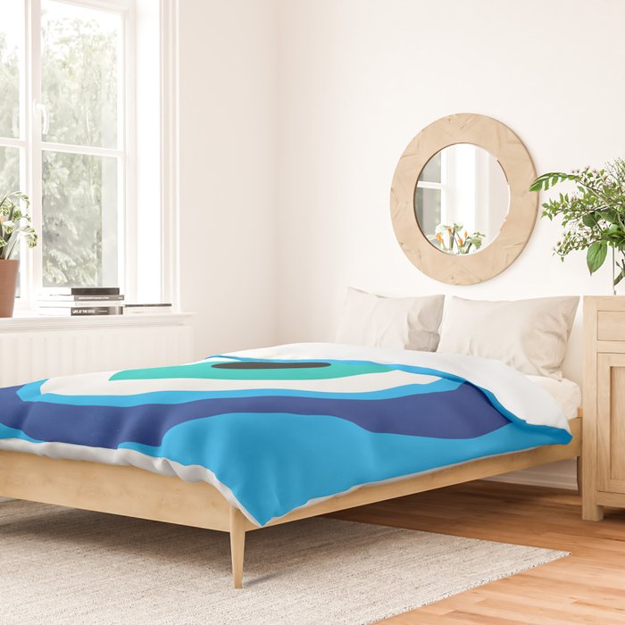 Mykonos: Vintage Travel Colour Series 03 Duvet Cover Gallery Image 2