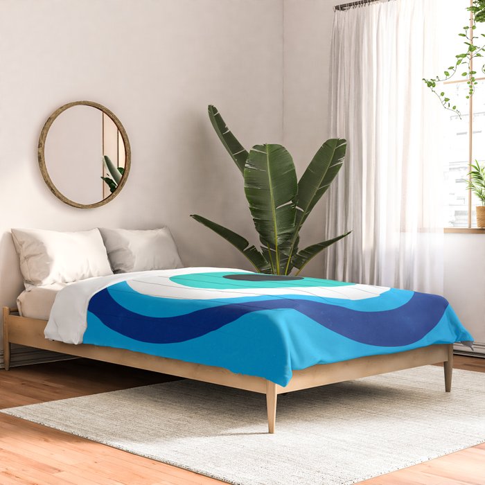 Mykonos: Vintage Travel Colour Series 03 Comforter Gallery Image 2