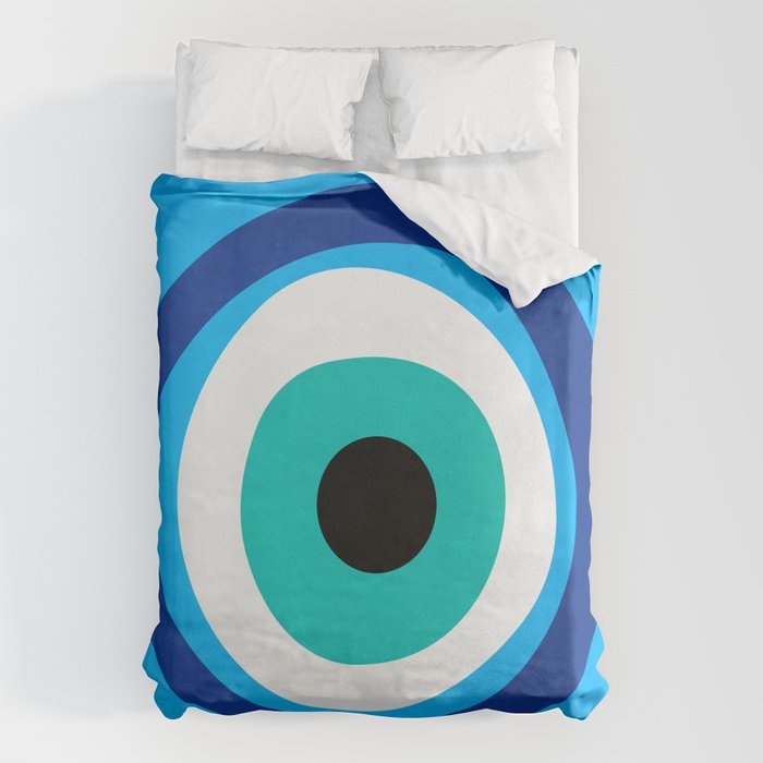 Mykonos: Vintage Travel Colour Series 03 Duvet Cover Gallery Image 1