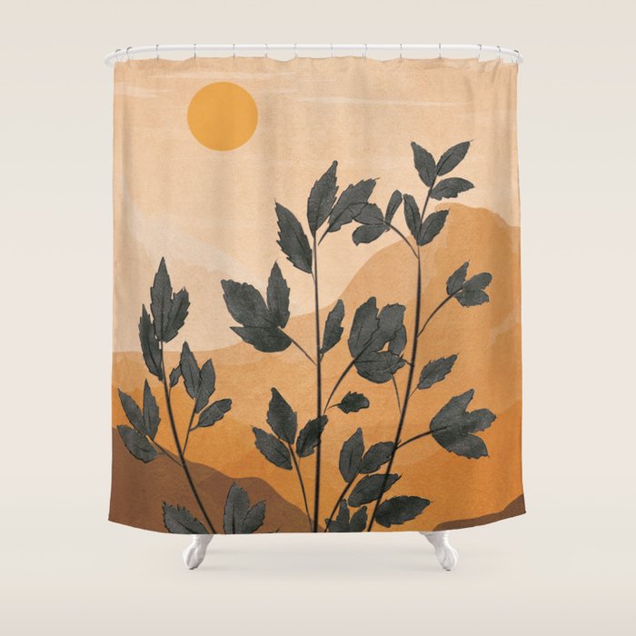 Plant Under a Dune Shower Curtain Gallery Image 1