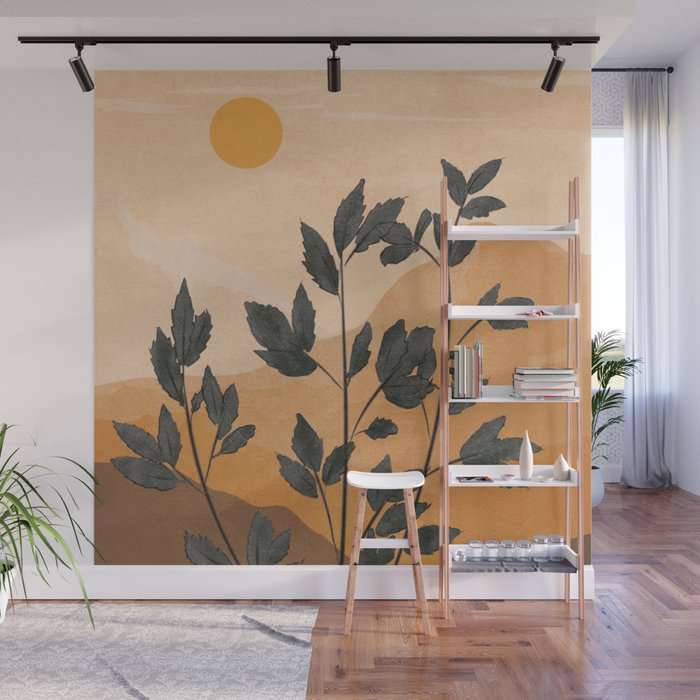 Plant Under a Dune Wall Mural Gallery Image 1