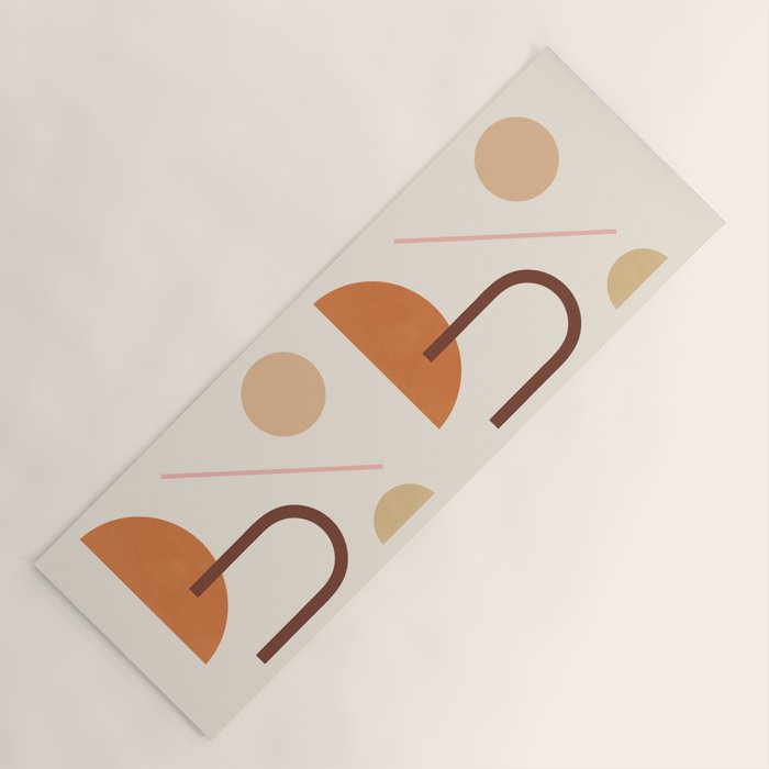 Abstraction_GEOMETRIC_SHAPE_ART_Minimalism_001C Yoga Mat Gallery Image 1