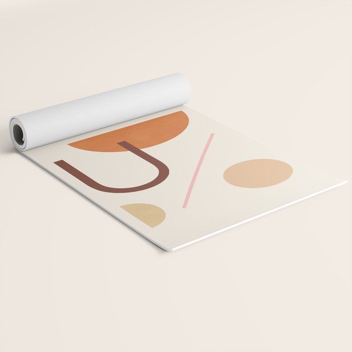 Abstraction_GEOMETRIC_SHAPE_ART_Minimalism_001C Yoga Mat Gallery Image 2