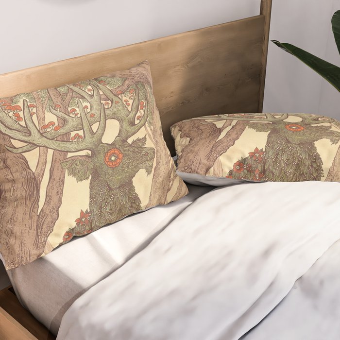 Forest Elemental Pillow Sham Gallery Image 2