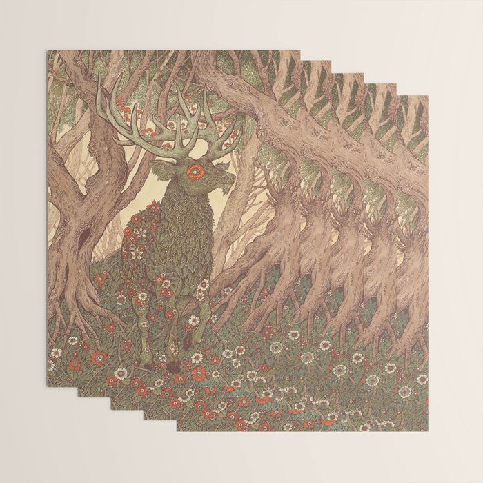 Forest Elemental Wrapping Paper Gallery Image 3
