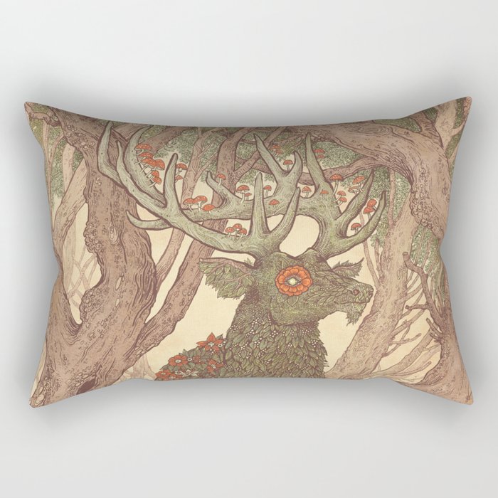 Forest Elemental Rectangular Pillow Gallery Image 1