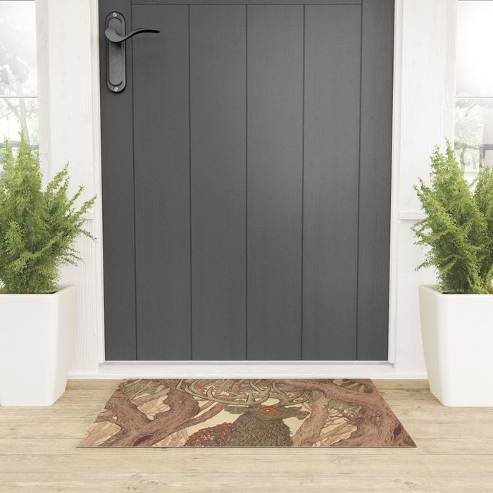 Forest Elemental Welcome Mat Gallery Image 3