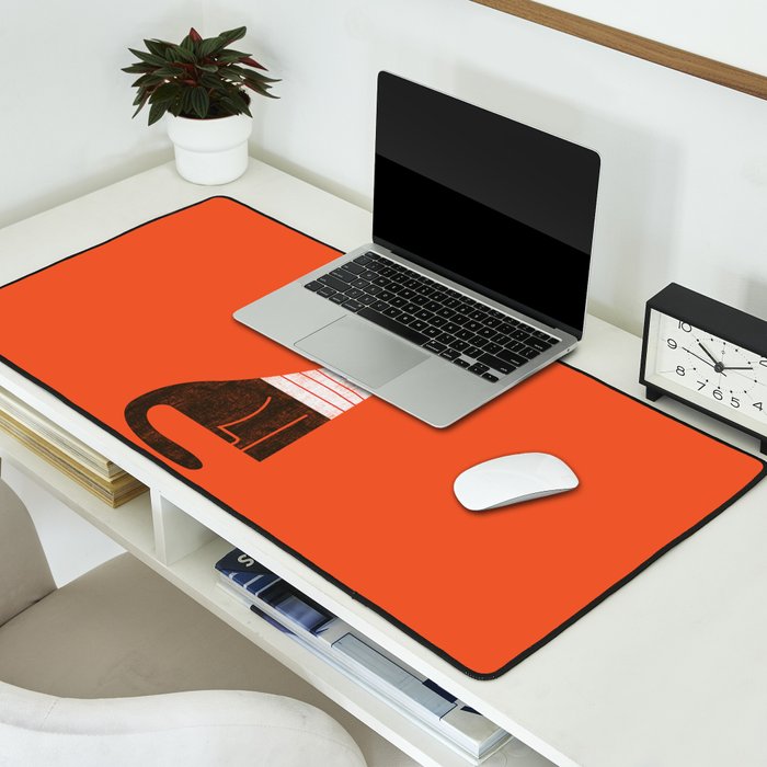 Fitz - Preppy cat Desk Mat Gallery Image 2