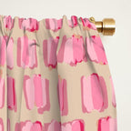 Parisian Bakery - Pink Window Curtain Gallery Image 2