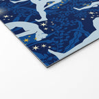 Feel the Cosmic Balance blue Welcome Mat Gallery Image 2