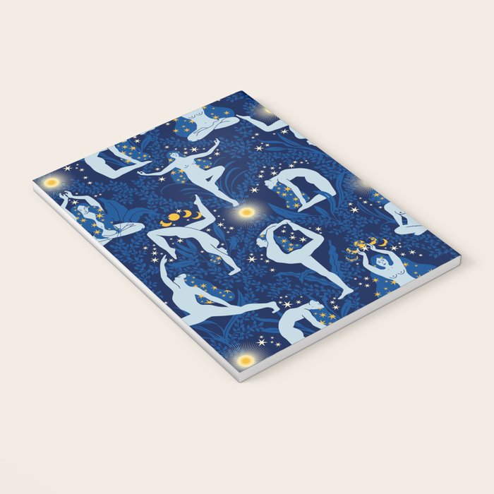 Feel the Cosmic Balance blue Notebook Gallery Image 3