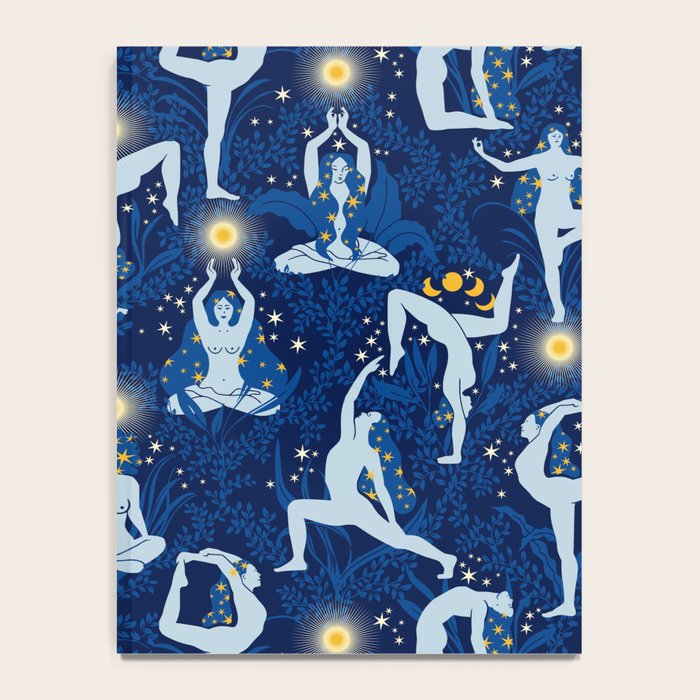 Feel the Cosmic Balance blue Notebook Gallery Image 4