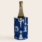 Feel the Cosmic Balance blue Wine Chiller Gallery Image 1