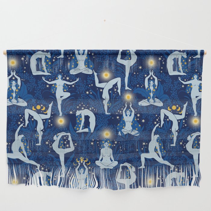 Feel the Cosmic Balance blue Wall Hanging Gallery Image 1