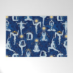 Feel the Cosmic Balance blue Welcome Mat Gallery Image 1