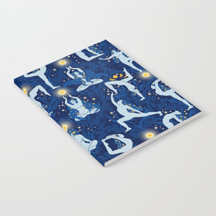 Feel the Cosmic Balance blue Notebook Gallery Image 1