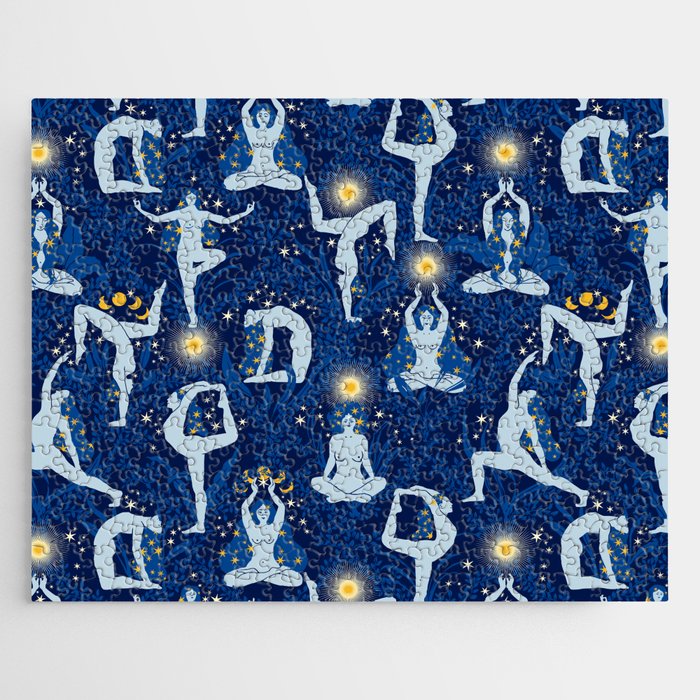 Feel the Cosmic Balance blue Jigsaw Puzzle Gallery Image 1