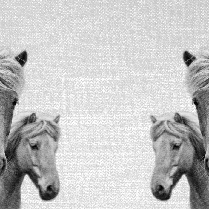 Horses - Black & White Coffee Mug Gallery Image 2