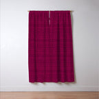 Mud Cloth in Raspberry Window Curtain Gallery Image 3