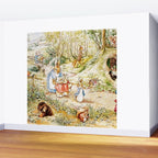 Peter Rabbitâs Neighbourhood by Beatrix Potter Wall Mural Gallery Image 2
