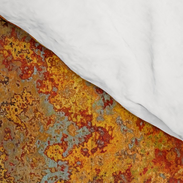 Vintage Rust, Terracotta and Blue Comforter Gallery Image 4
