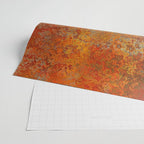 Vintage Rust, Terracotta and Blue Wrapping Paper Gallery Image 2
